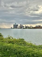 Detroit Skyline from Belle Isle Park