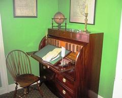 Desk in Hamilton's study