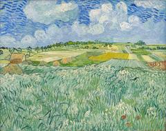 Vincent van Gogh's Plain at Auvers with Rain Clouds, 1890