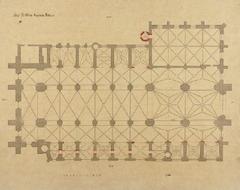 Plan of St. Mary Magdalene Church in Wroclaw