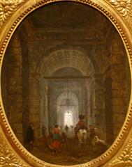 The Grotto of Posillipo painting by Hubert Robert