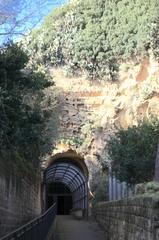 Historic Roman Seiano tunnel entrance