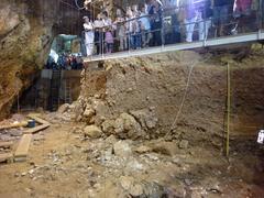 Visite de la grotte du Lazaret during European Heritage Days 2011 in Nice, France