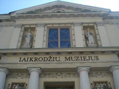 Clock and Watch Museum in Klaipėda facade detail