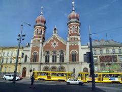 Great Synagogue in Plzeň, Czech Republic exterior view