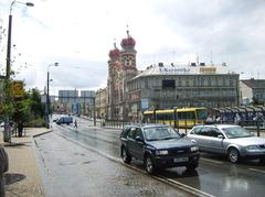 Central changing station of Plzeň trams at Sady Pětatřicátníků