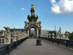 Protected monument of Saxony with ID 09306255 in Dresden Zwinger