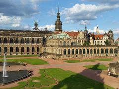 Dresden Zwinger monument in Saxony