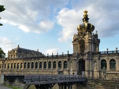 Dresden Zwinger monument in Saxony