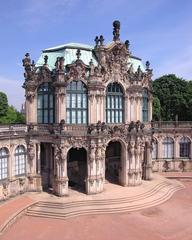 Wallpavilion of Dresden Zwinger on May 15, 2006