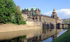 Zwinger Palace Langgalerie with Kronentor in Dresden