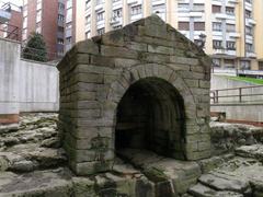 Foncalada medieval fountain in Oviedo