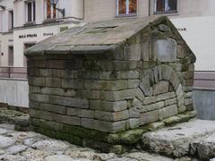 medieval Foncalada fountain in Oviedo