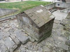 Foncalada stone fountain in Oviedo