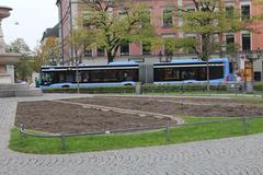 Bus on Gärtnerplatz in Munich