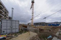 Baustelle zwischen Leipziger Strasse 19 b und Melkusvilla