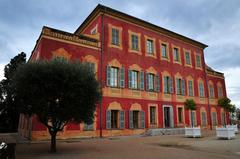 Front of musée Matisse in Nice, France