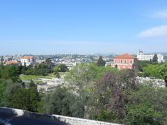 Les arènes et le musée Matisse panoramic view