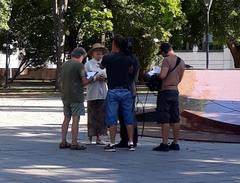 Vincas Kudirka Square 2018 filming