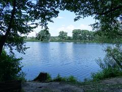 Scenic view of Vorskla River in Poltava, Ukraine