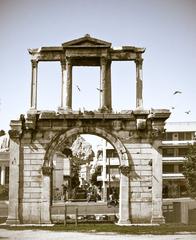 Arch of Hadrian in Athens, Greece