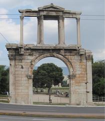 Arch of Hadrian in Athens, Greece