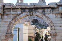 Arch of Hadrian East in Athens