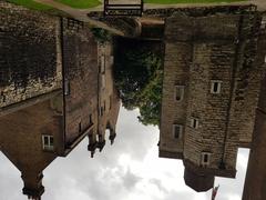 Jewel Tower in London with a clear sky