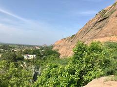 Yanai Mala sitting elephant-shaped hill in northeastern Madurai with historic temples and rock reliefs