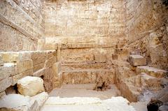 Tomb chamber inside Pyramid of Djedefre