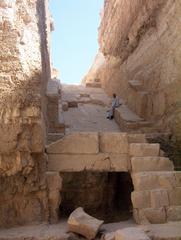 Burial pit at Abu Rawash photographed in 2005