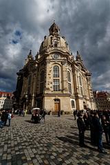 View of the Frauenkirche in Dresden's Neumarkt, Baroque architecture by George Bähr, reconstructed in 2005