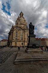 Martin Luther Statue and Frauenkirche in Dresden, Baroque architecture