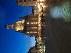 Night view of Dresden with Frauenkirche