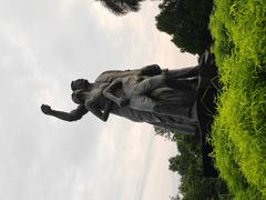 Amar Ekushey monument in Jahangirnagar University from right side