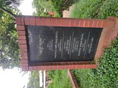 Inauguration plaque of Amar Ekushey monument in Jahangirnagar University