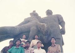 Jahangirnagar University monument celebrating Amar Ekushe