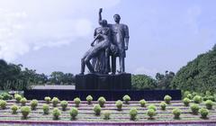 Amar Ekush Monument in Jahangirnagar University, Bangladesh