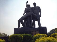 Amar Ekushey sculpture at Jahangirnagar University in Bangladesh