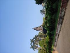 Amar Ekushey monument at Jahangirnagar University from South-East side