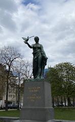 Statue of a female personification representing the homeland