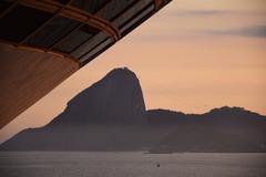 Niterói Contemporary Art Museum with Sugarloaf Mountain in the background