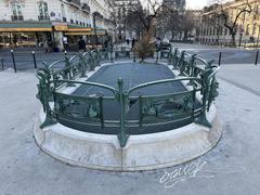 Metro ventilation shaft at Place de la Nation, Paris