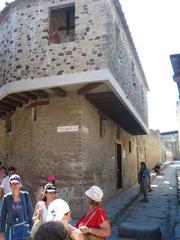 Tourists visiting Pompeii brothel