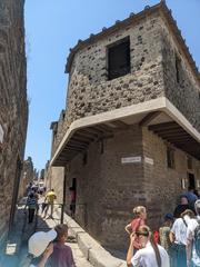 Lupanar, the ancient brothel in Pompeii