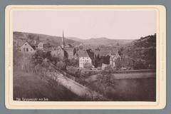 View of Maulbronn with lake from 1894