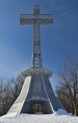 Mount Royal Cross at dusk