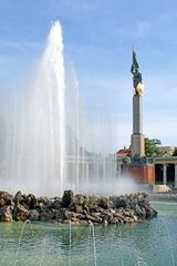 Soviet War Memorial in Vienna with 12-meter Red Army Soldier