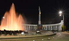 Heroes Monument of the Red Army in Schwarzenbergplatz, Vienna, Austria