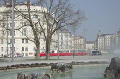 Hochstrahlbrunnen fountain in Vienna